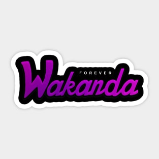 Wakanda Forever Sport Sticker